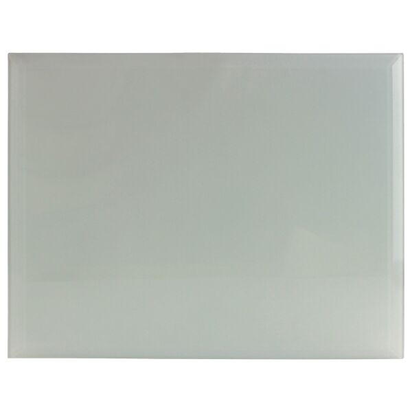 ColorLyte Photo Glass, 11"x 14"x .20 " Frosted White Flat with .5" Beveled, Rounded Edges Thumbnail