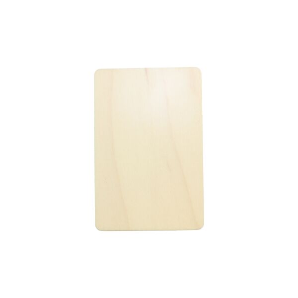 Rectangle Natural Wood Photo Magnet Thumbnail