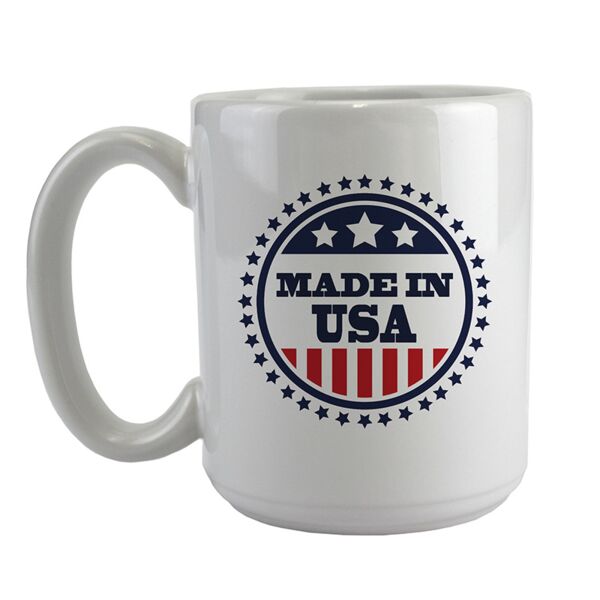 DyeTrans Sublimation Blank Ceramic Mug - Made In USA - 11 oz Thumbnail